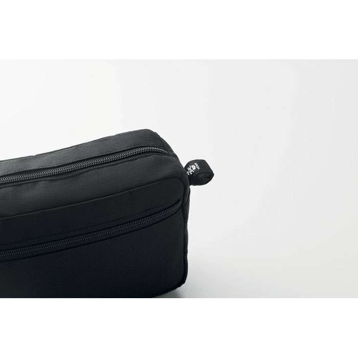 Косметичка NAIMA COSMETIC, 21x8х13 cм, конопля, колір: чорний